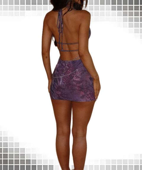 Animal Print Bodycon Dress