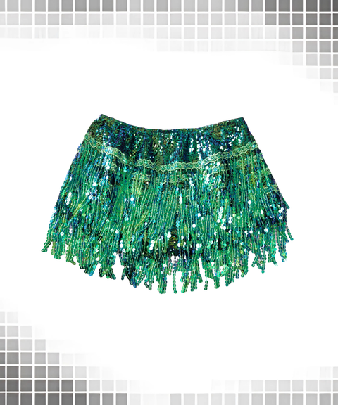 Sexy sequined tassel shorts