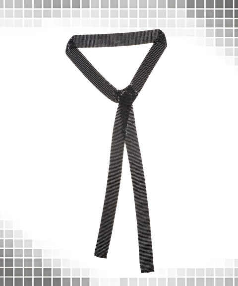 Metallic sequined scarf necklace neck warmer