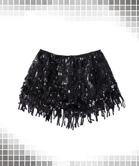 Sexy sequined tassel shorts