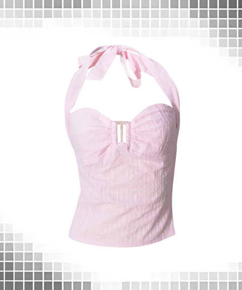 Bandage halter neck top