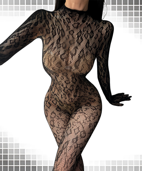 Women's Sexy Clothing, Leopard print one-piece bodysuit, Nightout, OOTD