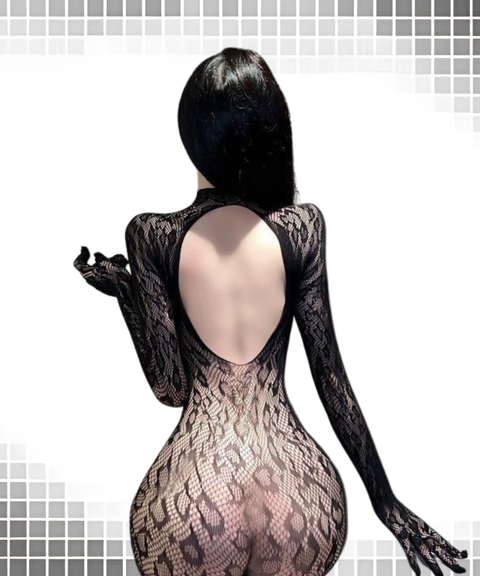 Women's Sexy Clothing, Leopard print one-piece bodysuit, Nightout, OOTD