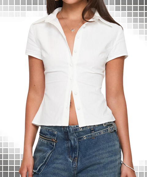Single-breasted women's shirt