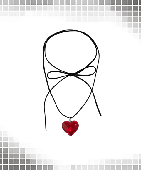 Adjustable Heart Pendant Necklace