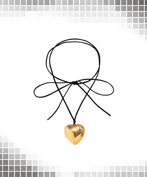 Adjustable Heart Pendant Necklace