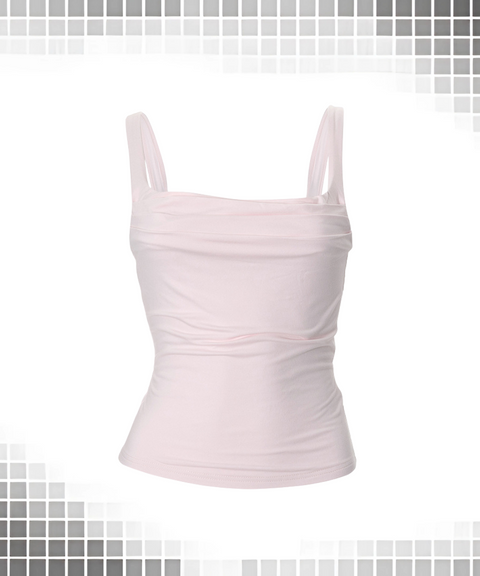 Pleated camisole