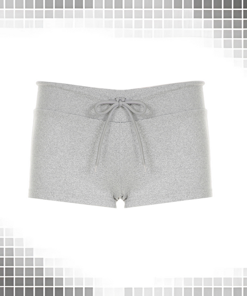 Solid Color Tie-Waist Shorts