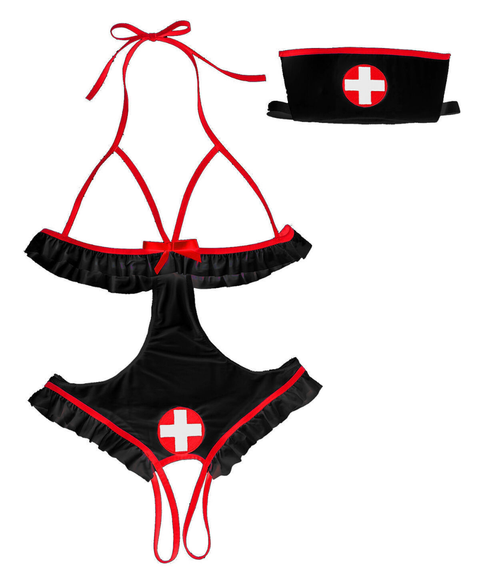 Women's Sexy Clothing, Sexy role-playing costume lingerie bodysuit, Nightout, OOTD