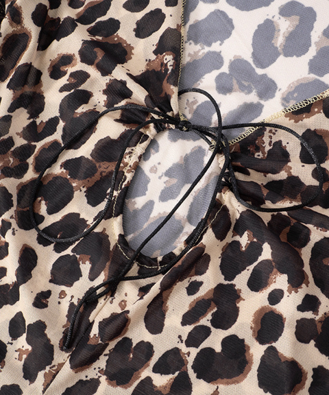 Leopard Print Long Sleeve T-shirt