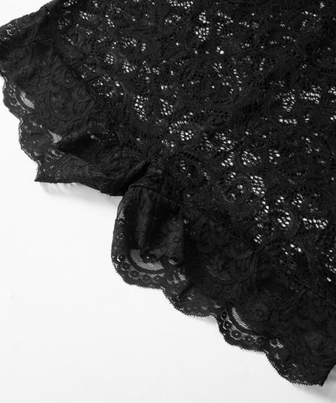 V-Neck Lace Jumpsuit