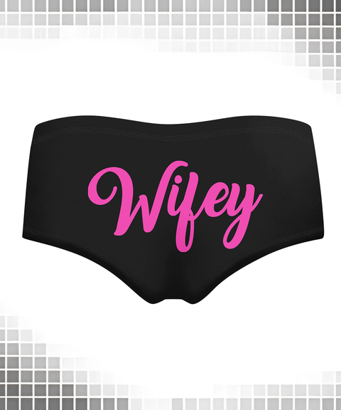 Women's Sexy Clothing, Multicolor Letter Print Black Milk Silk Hip-Lifting Women’s Short Panties, Nightout OOTD