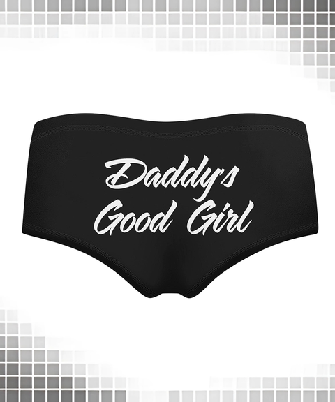 Women's Sexy Clothing, Multicolor Letter Print Black Milk Silk Hip-Lifting Women’s Short Panties, Nightout OOTD