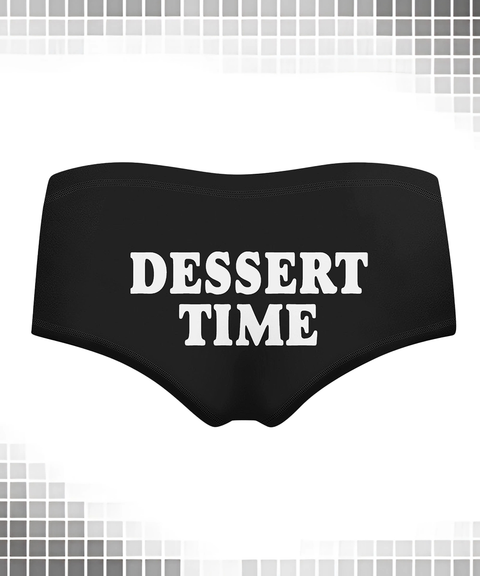 Women's Sexy Clothing, Multicolor Letter Print Black Milk Silk Hip-Lifting Women’s Short Panties, Nightout OOTD