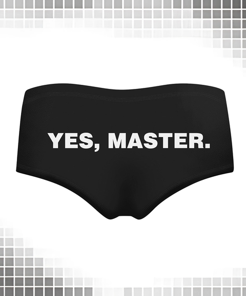 Women's Sexy Clothing, Multicolor Letter Print Black Milk Silk Hip-Lifting Women’s Short Panties, Nightout OOTD